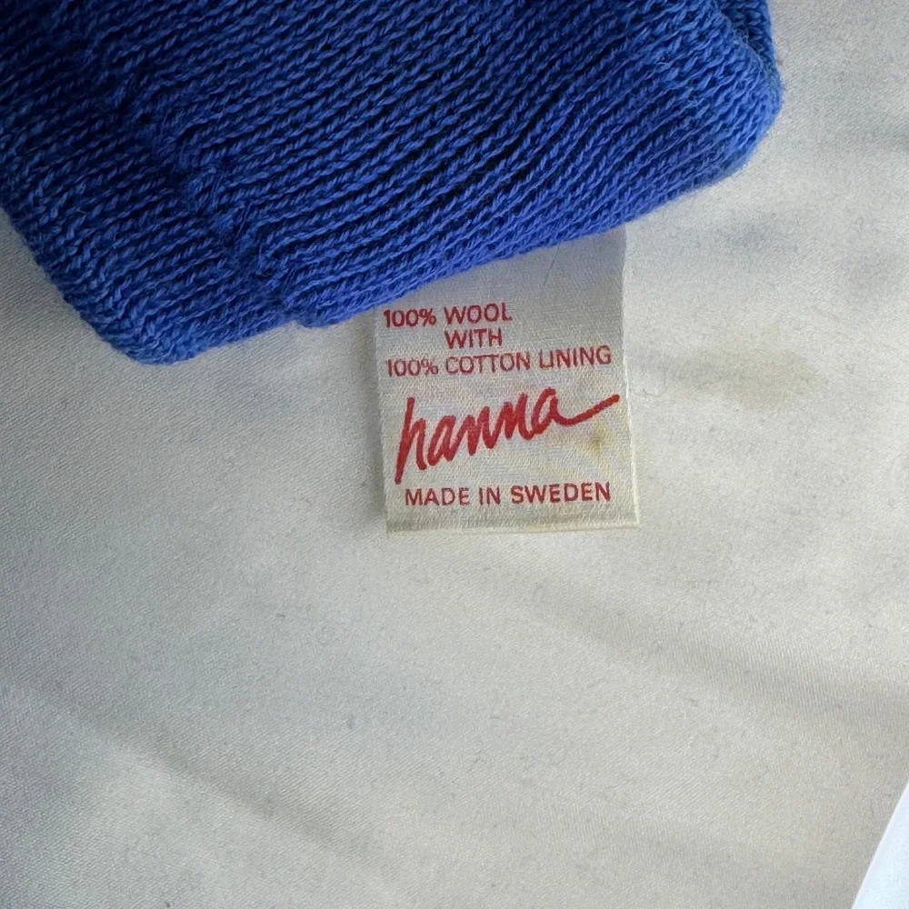 Hanna Anderson Wool Knit‎ Headband Ear Warmer Pom Poms Blue Pink Green